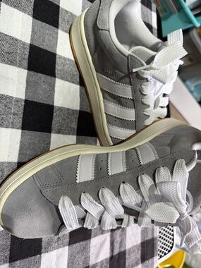 adidas Campus Sneakers in Grey and White